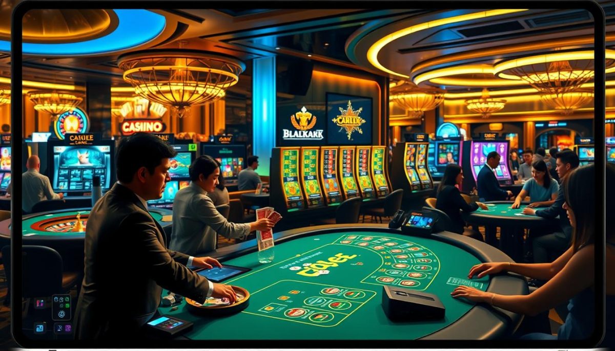 permainan live casino digital interaktif